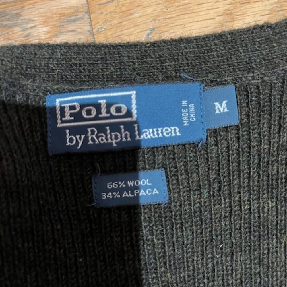 Polo by Ralph Lauren Wool/Alpaca Sweater Vest - size M - Picture 2 of 5